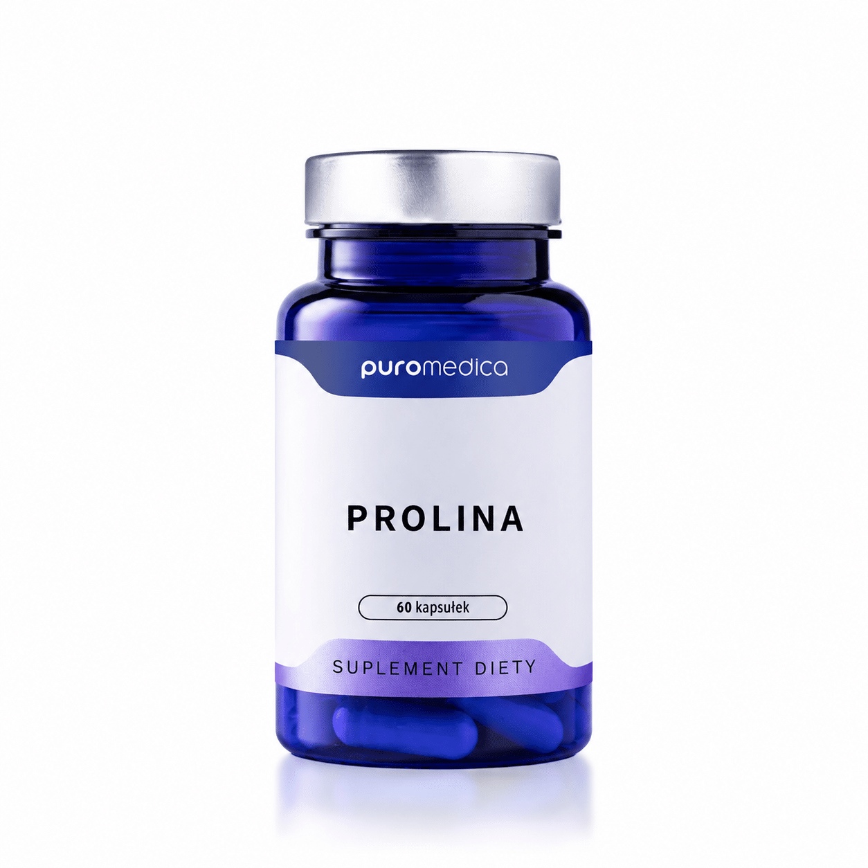 Puromedica Prolina – L-prolina, suplement diety 60 kapsułek