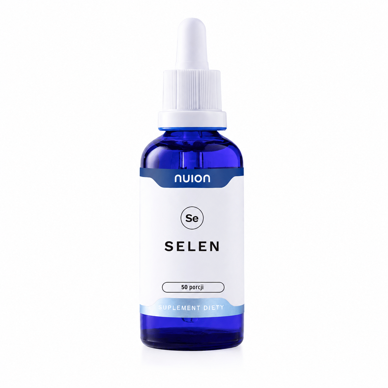 Nuion Selen – selen w kroplach 50 ml, suplement diety wspierający prawidłowe funkcjonowanie tarczycy i odporności