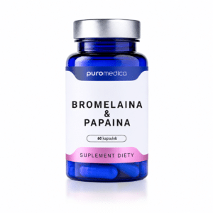 Puromedica Bromelaina & Papaina 60 kapsułek – suplement diety
