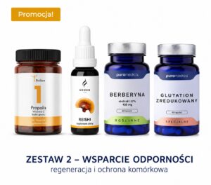 Zestaw 2 – Wsparcie Odporności, Regeneracja i Ochrona Komórkowa