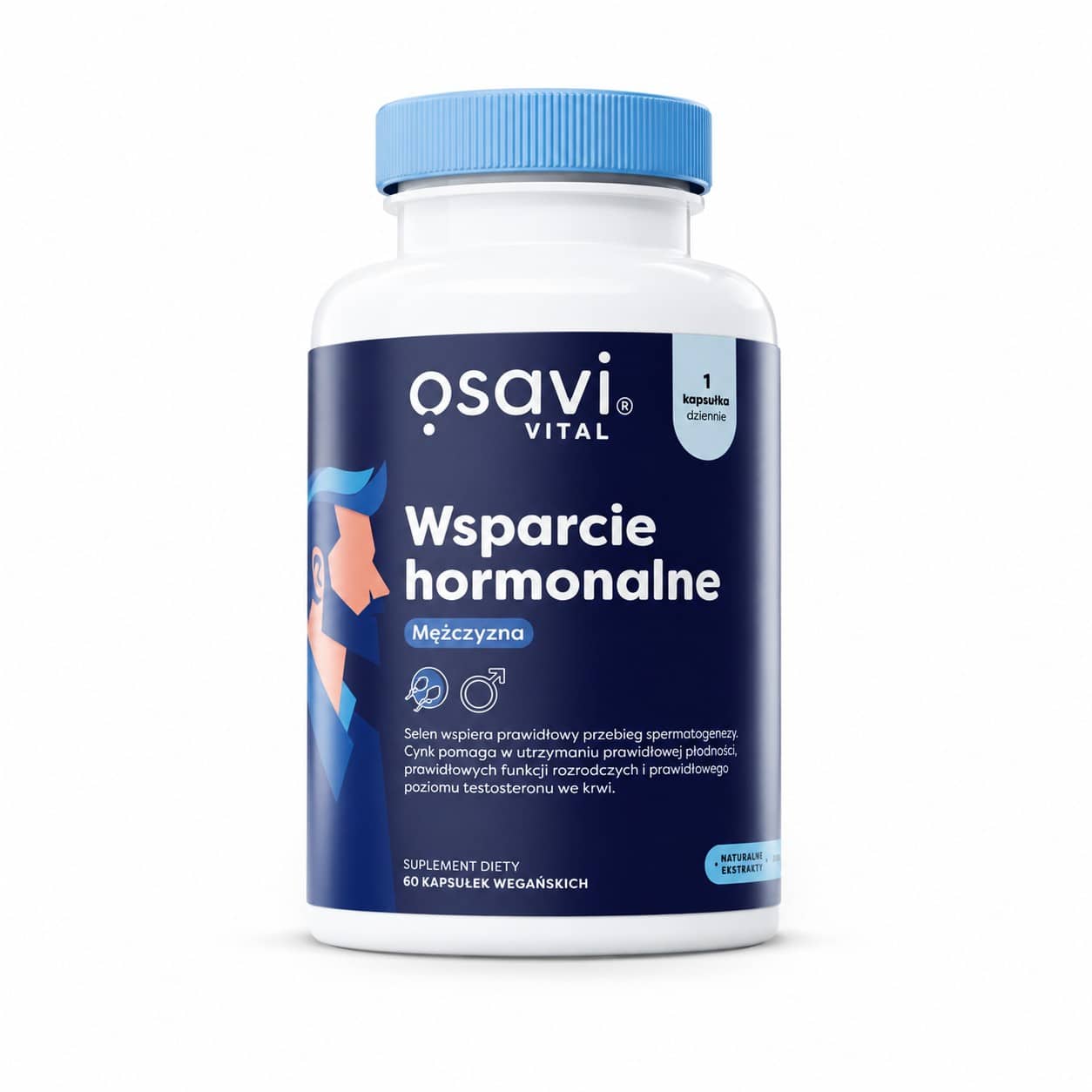 Wsparcie hormonalne Mężczyzna Osavi kapsułki
