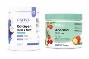 Kolagen I III + MCT i Acerola – zestaw Osavi