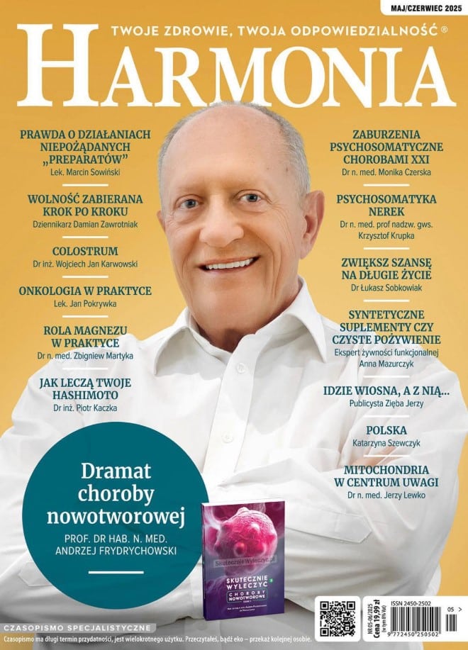 Harmonia – czasopismo o zdrowiu i medycynie naturalnej Maj–Czerwiec 2025