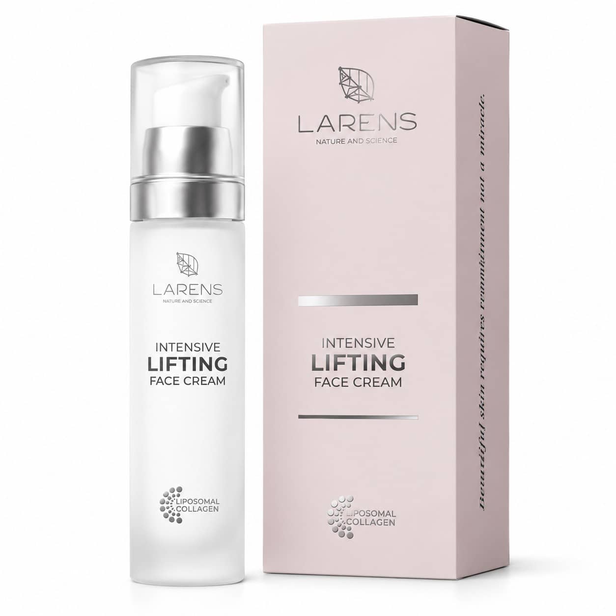 Larens Lifting Face Cream 50 ml - intensywnie ujędrniający krem do twarzy, szyi i dekoltu