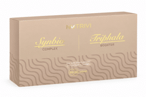 NUTRIVI Synbio Complex & Triphala Booster to zestaw synbiotyku i ekstraktów Triphala.