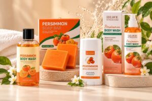 Zestaw kosmetyków z persymoną kaki – 4 produkty